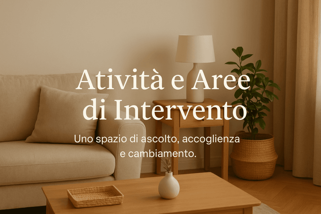 Attività dello studio di psicologia Dr.ssa Scarsoglio
